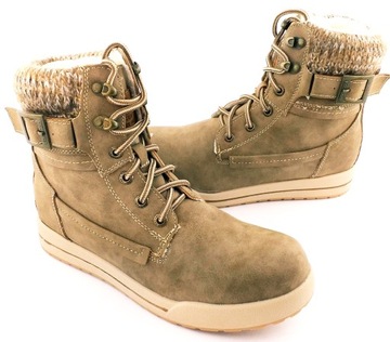 AMERICAN CLUB TS7003-10 ЗИМНЯЯ ОБУВЬ БОТИНКИ БЕЖЕВЫЕ 37