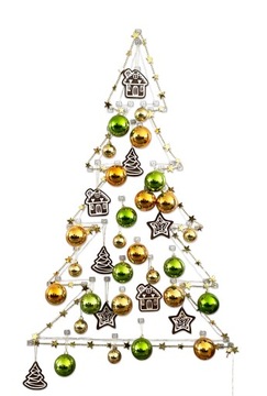 Набор крючков для рождественской гирлянды Command. Сделайте рождественскую елку на стене своими руками.