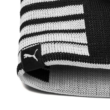 ШАПКА МУЖСКАЯ ДВУСТОРОННЯЯ ЗИМНЯЯ PUMA, ЧЕРНАЯ ТЕПЛАЯ