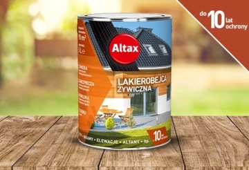 ЛАК ИЗ СМОЛЫ ALTAX ДЛЯ ДЕРЕВА ЯТОБА 0,75л