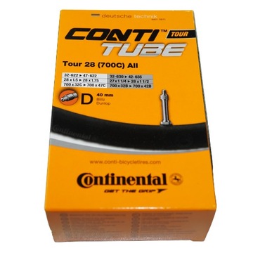 Dętka CONTINENTAL TOUR 700x32-47C (rowerowy 40mm)