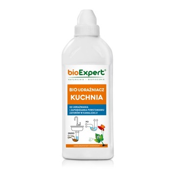 Bakterie usuwające zatory w kuchni Bio Udrażniacz do zlewów 1L BioExpert