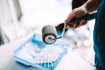 KUBALA 0671 РОЛИК ДЛЯ РОЛИКА СЕРЫЙ С РУЧКОЙ 80ММ