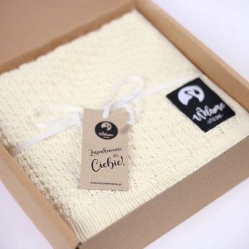 ДЕТСКОЕ БАМБУКОВОЕ ХЛОПКОВОЕ ОДЕЯЛО ДЛЯ ДЕТЕЙ ЭКРУ 80х100