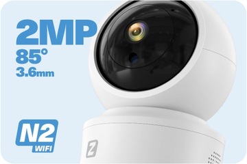 Kamera WIFI obrotowa SMART WIFI 1080P 2MPx FULL HD DETEKCJA NIANIA CAMHIPRO