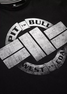 Koszulka T-shirt męski PitBull PIT BULL Steel Logo r.L