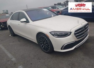 Mercedes 2022 Mercedes-Benz Klasa S 2022, 3.0L, 4x4, od ubezpieczalni 3.0 Benzyna 429KM