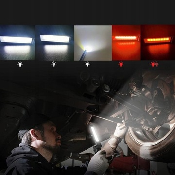 COB МАСТЕРСКАЯ ЛАМПА ФАКЕЛ С МАГНИТОМ + КРЮК | USB 5в1 ДЛЯ МАСТЕРСКОЙ