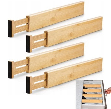 4x ORGANIZER DO SZUFLADY SZUFLAD PRZEGRÓDKA SEPARATOR PRZEGRODY