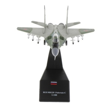 1/100 MIG-29 odlewany metalowy model samolotu