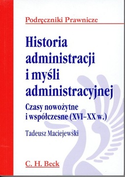 PP MACIEJEWSKI HISTPRIA ADMINISTRACJI I MYŚLI ...