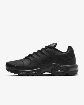 Buty Sportowe NIKE AIR MAX PLUS TN Triple Black Leather AJ2029-001 skóra 43