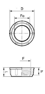 Торцевая гайка Arag, 2 1/2