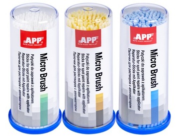 100 шт. палочек для ретуши СИНИХ 2 мм