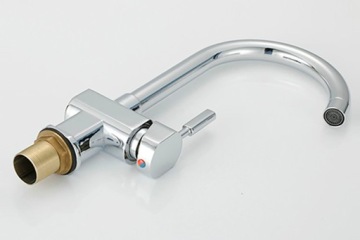 СМЕСИТЕЛЬ ДЛЯ КУХНИ ВЕРХНИЙ СМЕСИТЕЛЬ ДЛЯ РАКОВИНЫ ХРОМ ВЫСОКИЙ