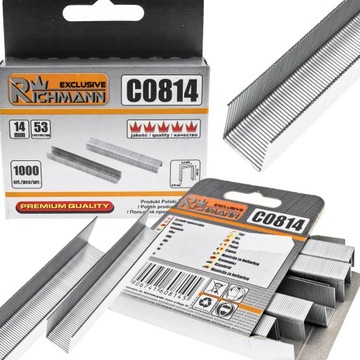 ZSZYWKI DO ZSZYWACZA 14 MM 1000 SZT TYP 53 PREMIUM