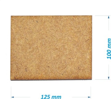 MDF Bases 125x100 mm Podstawki 125 x 100 mm pod figurki 5 szt.