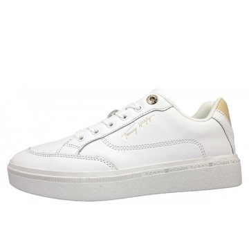 TOMMY HILFIGER Tenisówki TH COURTC SNEAKER damskie biały r.39