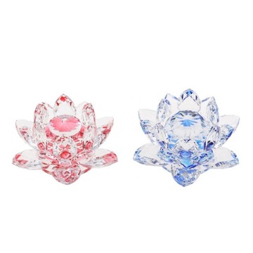 2x szklany przycisk do papieru Feng Shui Decor