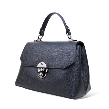 Сумка Febo из натуральной кожи черного цвета.