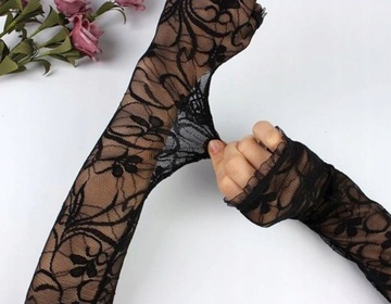 Черные женские перчатки до локтя, 20-30-е годы, вечерний выпускной.