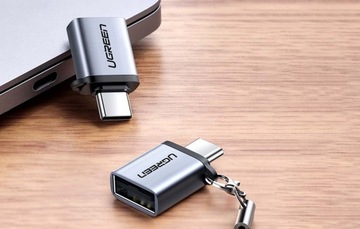 АДАПТЕР UGREEN АДАПТЕР USB C TYPE C НА USB-A 3.0 5 ГБ/С АЛЮМИНИЙ