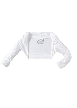 F1R201 BONPRIX BIAŁE KLASYCZNE BOLERKO __15