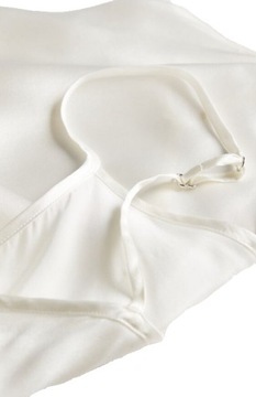 INTIMISSIMI koszulka top JEDWAB bianco latte M/38