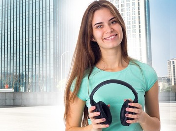 БЕСПРОВОДНЫЕ НАУШНИКИ BLUETOOTH РАДИО МИКРОФОН