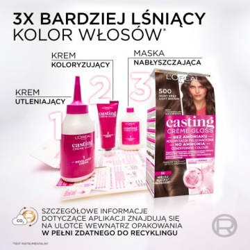 L'Oréal Casting Crème Gloss Ammonia-Free Hair Colour 200 Ebony Black