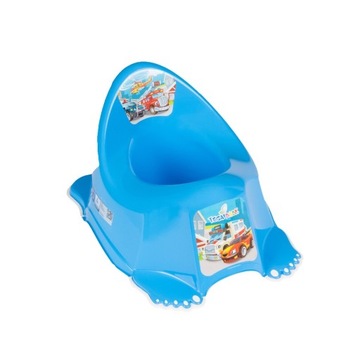 Nocnik antypoślizgowy ergonomiczny Auta niebieski TEGA BABY