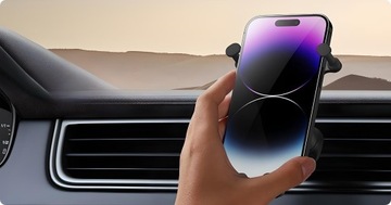 СТАБИЛЬНЫЙ АВТОМОБИЛЬНЫЙ ДЕРЖАТЕЛЬ BASEUS GRAVITY ДЛЯ ТЕЛЕФОНА НА РЕШЕТКУ АВТОМОБИЛЯ