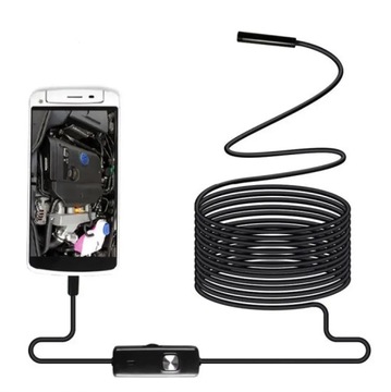 Kamera endoskop na USB 3w1 IP67 5,5mm 1m