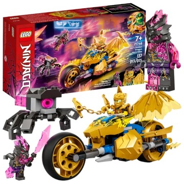 LEGO NINJAGO ZŁOTY SMOCZY MOTOCYKL JAYA KLOCKI ZESTAW PREZENT