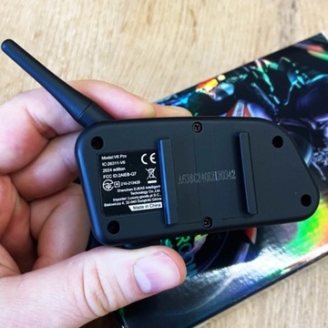 INTERKOM MOTOCYKLOWY EJEAS V6 PRO USB-C 2024 Bluetooth 5.1 na kask