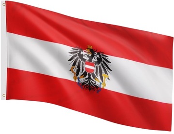 FLAGA AUSTRII AUSTRIACKA 120x80CM NA MASZT AUSTRIA
