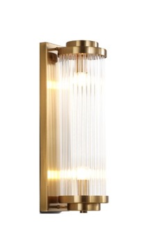 Brass Ionic - kinkiet kryształ - kolumna 40cm / 60cm Wysokość 40cm