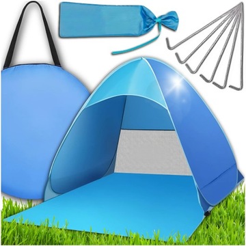 AUTOMATYCZNY NAMIOT PLAŻOWY NA PLAŻĘ SAMOROZKŁADAJĄCY POPUP 165x150x110 CM