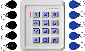 ZS40W Zamek szyfrowy z czytnikiem RFID VIDOS