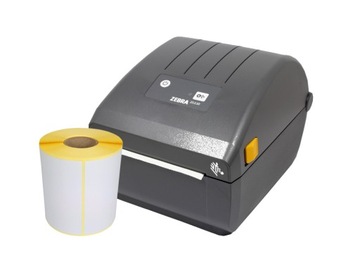 DRUKARKA TERMICZNA ZEBRA ZD230 LAN + ETYKIETY KURIER DPD UPS