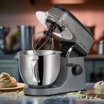 КУХОННЫЙ ПРОЦЕССОР ПЛАНЕТАРНЫЙ МИКСЕР 5 Л СЕНСОРНАЯ ПАНЕЛЬ ИДЕАЛЬНЫЙ ПОДАРОК ​​1800 Вт