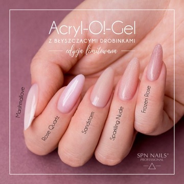 Акриловый гель Acryl-O!-Gel Frozen Rose 50г SPN Nails