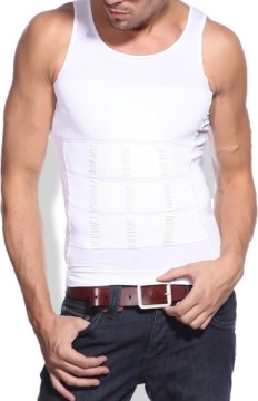 Мужская майка XL SLIMMING T-SHIRT SHAPING БЕЛАЯ майка