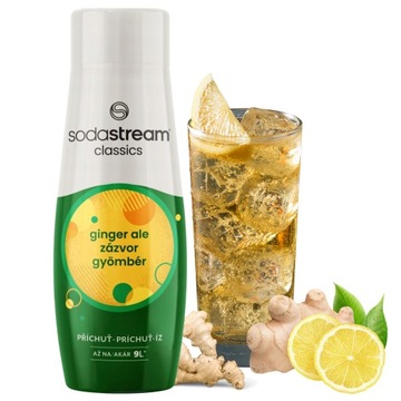 IMBIR SodaStream Syrop do Saturatora Koncentrat GINGER ALE do Wody 440 ML