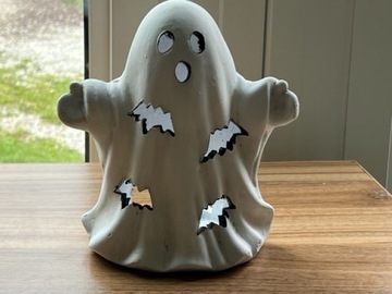 LAMPION Ghost керамика Хэллоуин ПОДСВЕЧНИК 20СМ