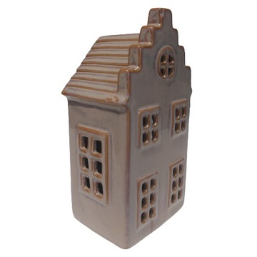 ДОМ СВЕТОДИОДНЫЙ ПОДСВЕЧНИК КЕРАМИЧЕСКАЯ ФИГУРКА