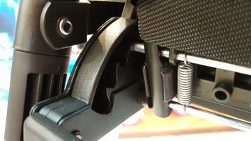 Регулировка спинки в коляске ROAN Bass, Bass SOFT, черный