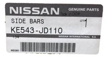 KE543JD110 PRAHY STUPNĚ BOČNÍ QASHQAI OE NISSAN