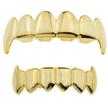 Костюм для вечеринки Grills 6 Fang Mouth Gold