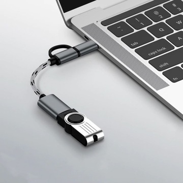 КАБЕЛЬ-АДАПТЕР 2-в-1 OTG USB-USB-C + МИКРО-АДАПТЕР